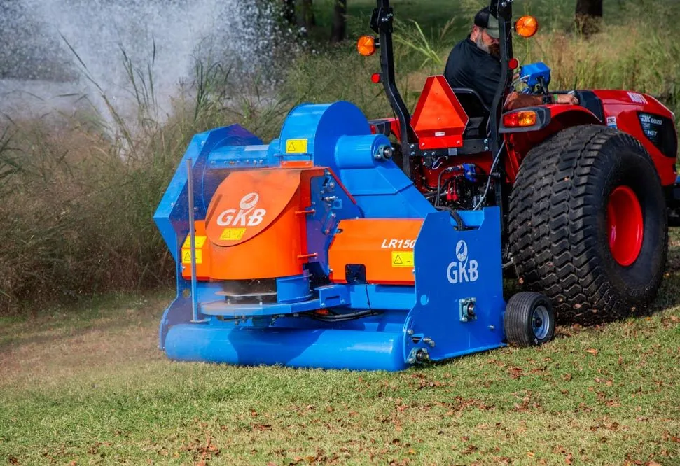 GKB Leaf Reducer - Converting Leaf Waste Into Soil Improver | Model LR 150 | Working Width 60" | Upto 60HP | For Tractor