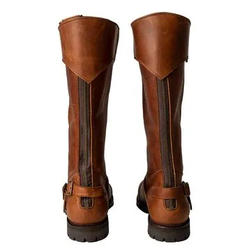 Goldtop The Quilted Trophy Boots in waxed Brown