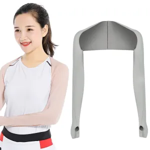 Golf Sunscreen Shawl Sleeves Outdoor Sports Cycling Ice Silk One Word Raglan Sleeves, Size: One Code(Grey)