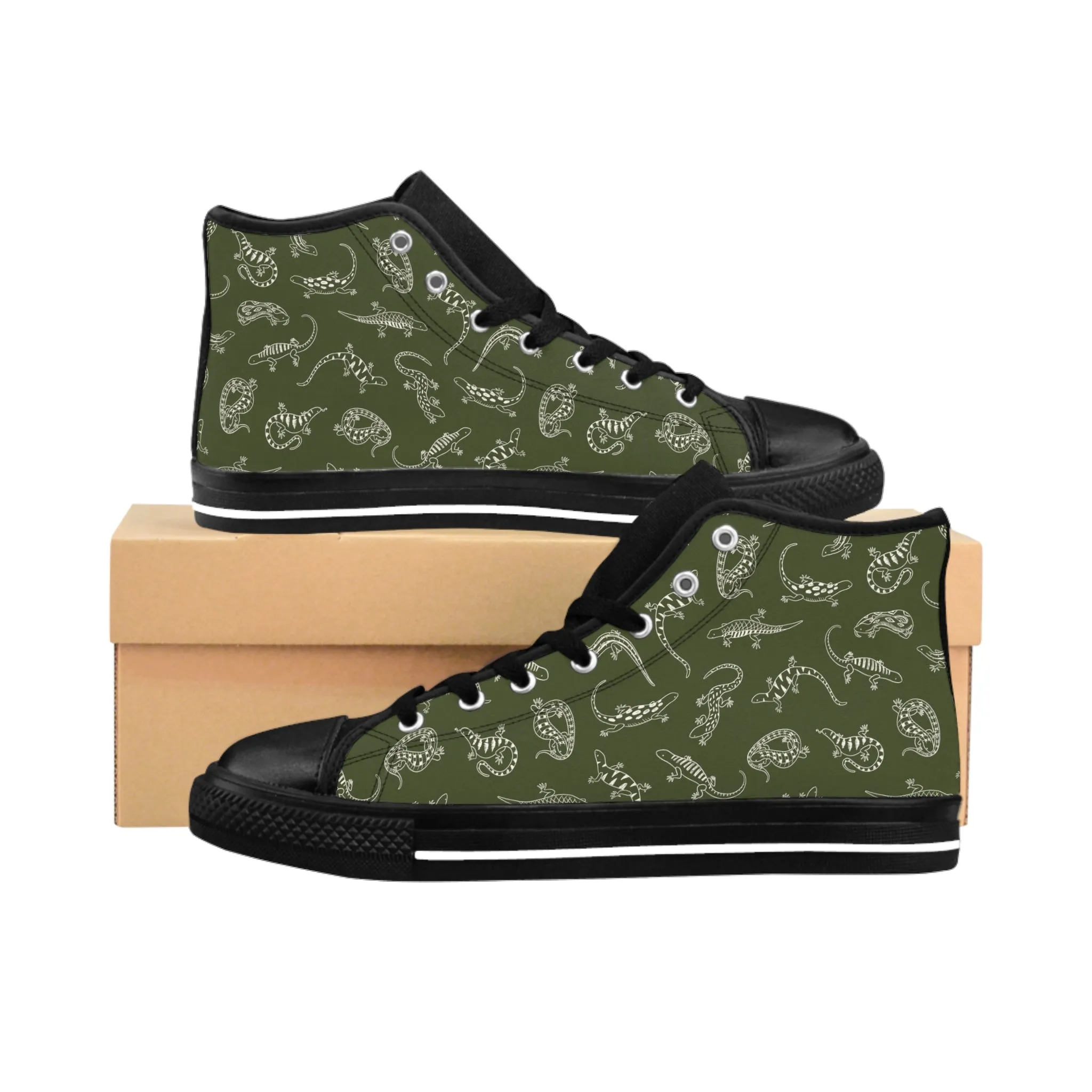 Green Lizards Women's Classic Sneakers