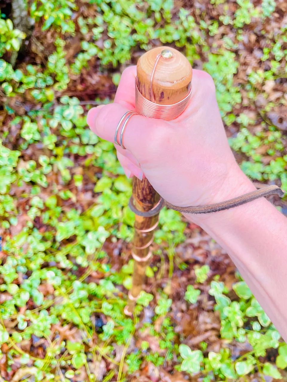 Grounding Walking Stick: Ground Directly Through Your Hands!