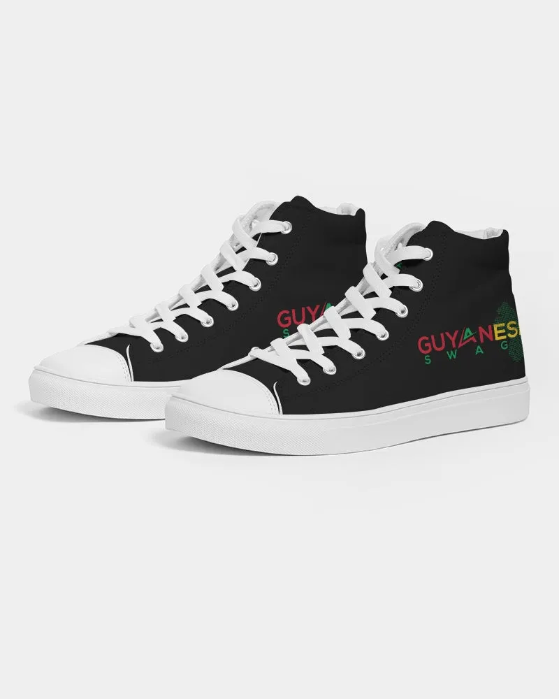 Guyanese Swag Guyana Map Women's Hightop Canvas Sneakers