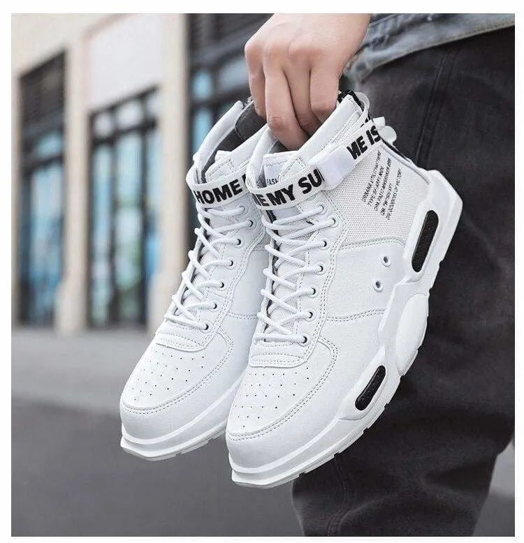 High-top Sneakers Men's Cotton Shoes