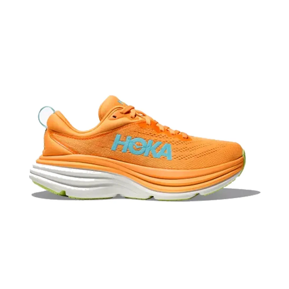 HOKA BONDI 8 SOLAR FLARE/LETTUCE- WOMENS