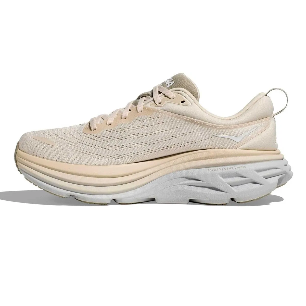 Hoka One One Men's Bondi 8 Oat Milk/Barley