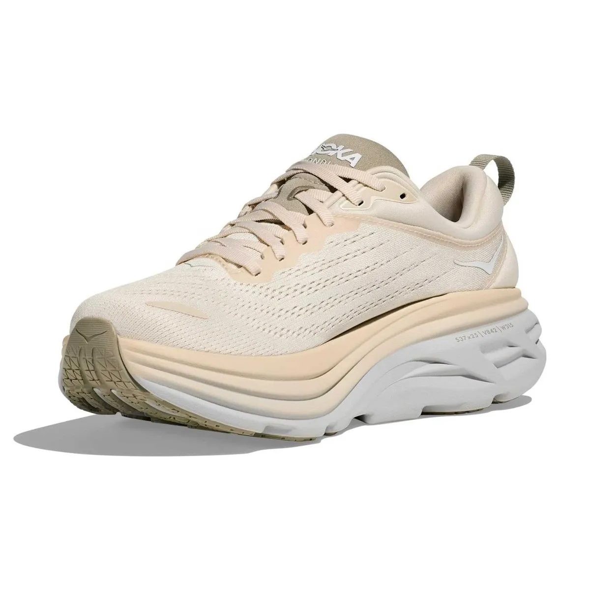 Hoka One One Men's Bondi 8 Oat Milk/Barley