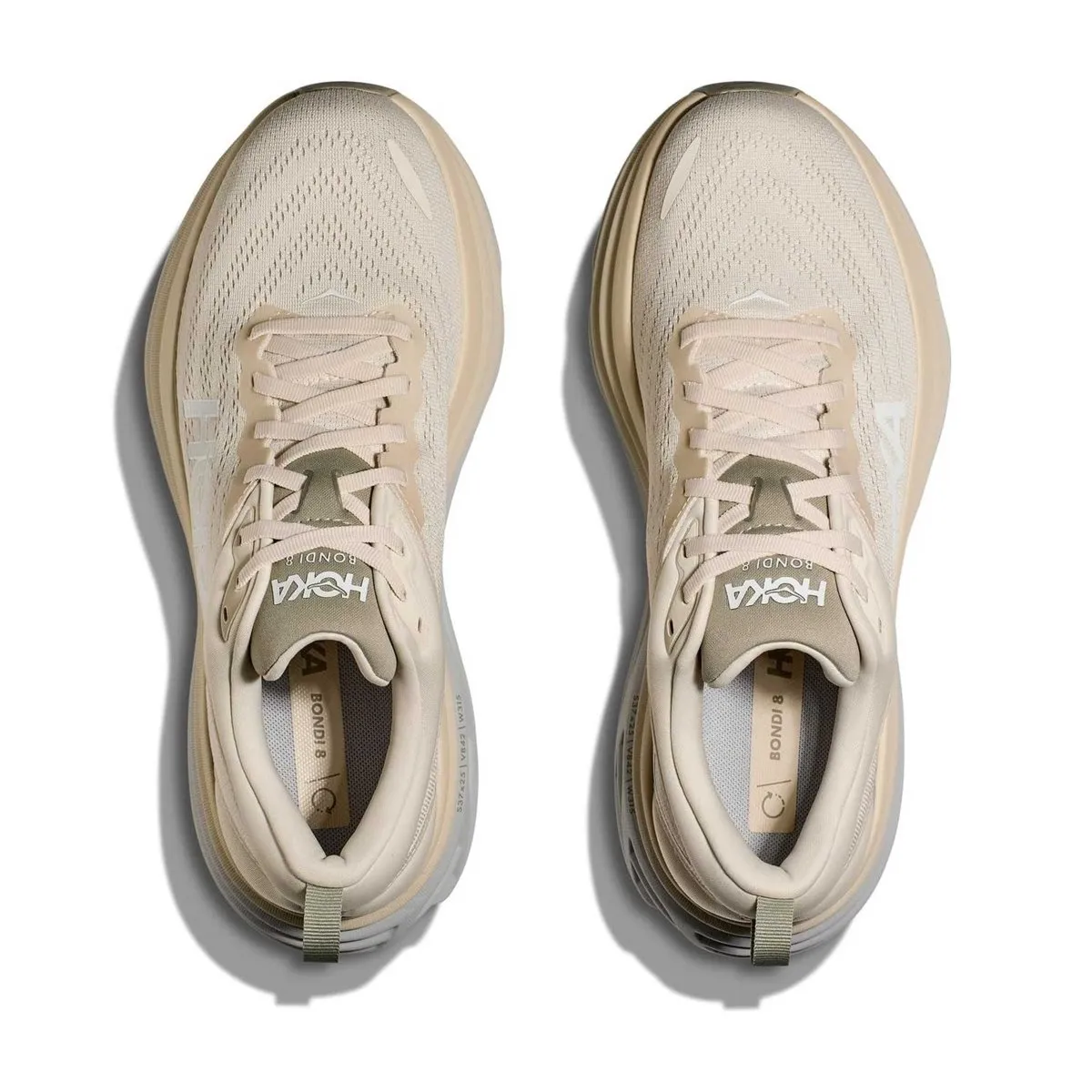 Hoka One One Men's Bondi 8 Oat Milk/Barley