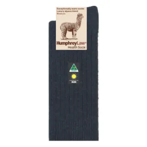 Humphrey Law Alpaca Health Socks - Charcoal