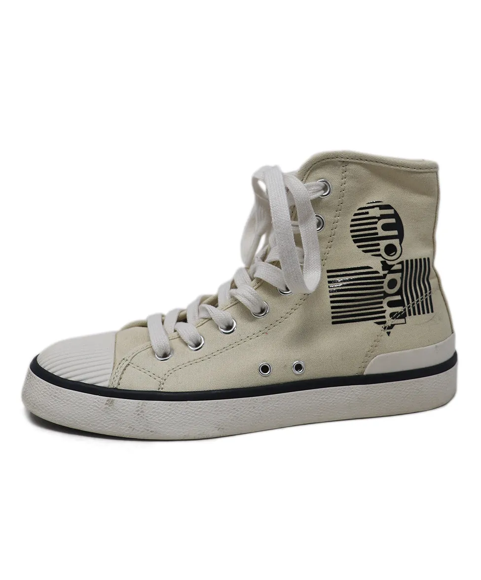 Isabel Marant Beige Canvas Sneakers sz 6