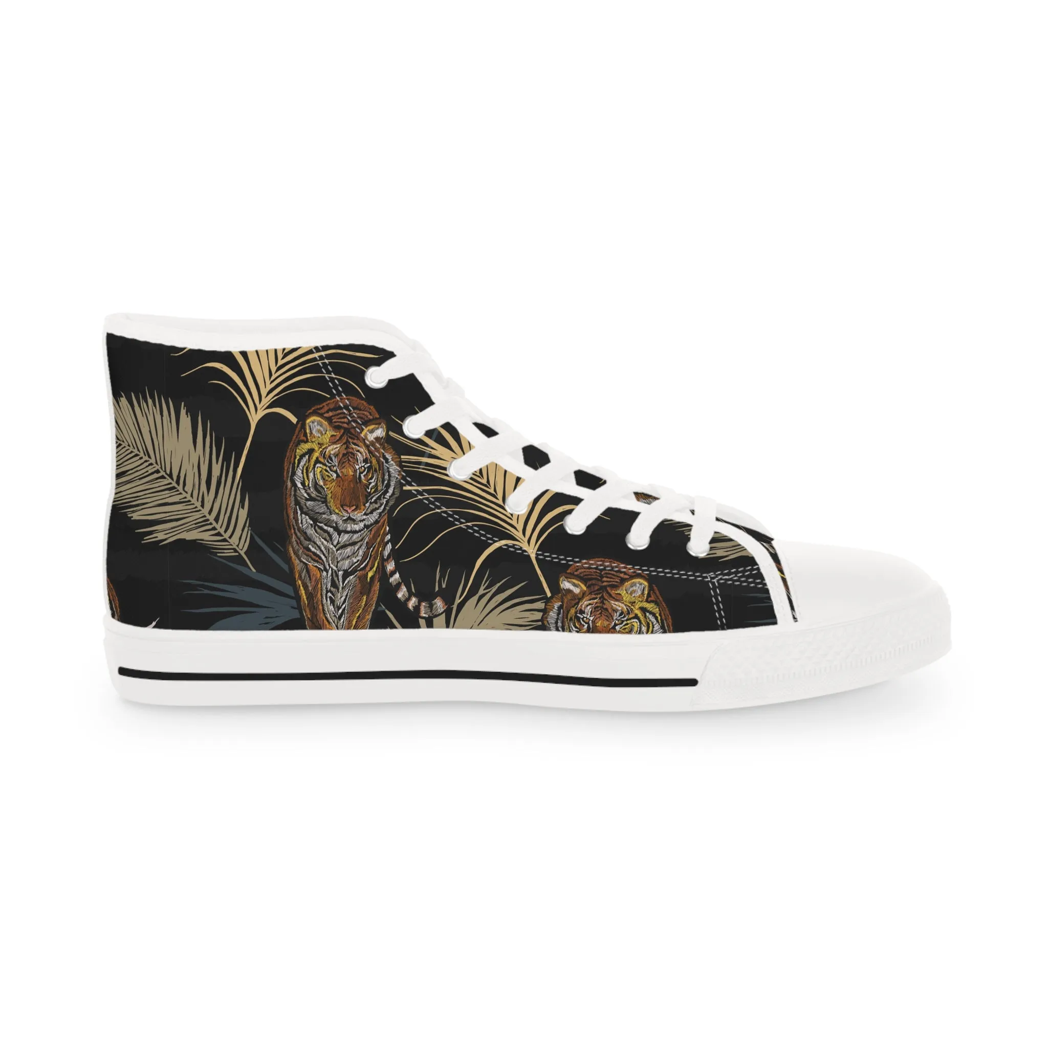 Japanese Tigers Men's High Top Sneakers