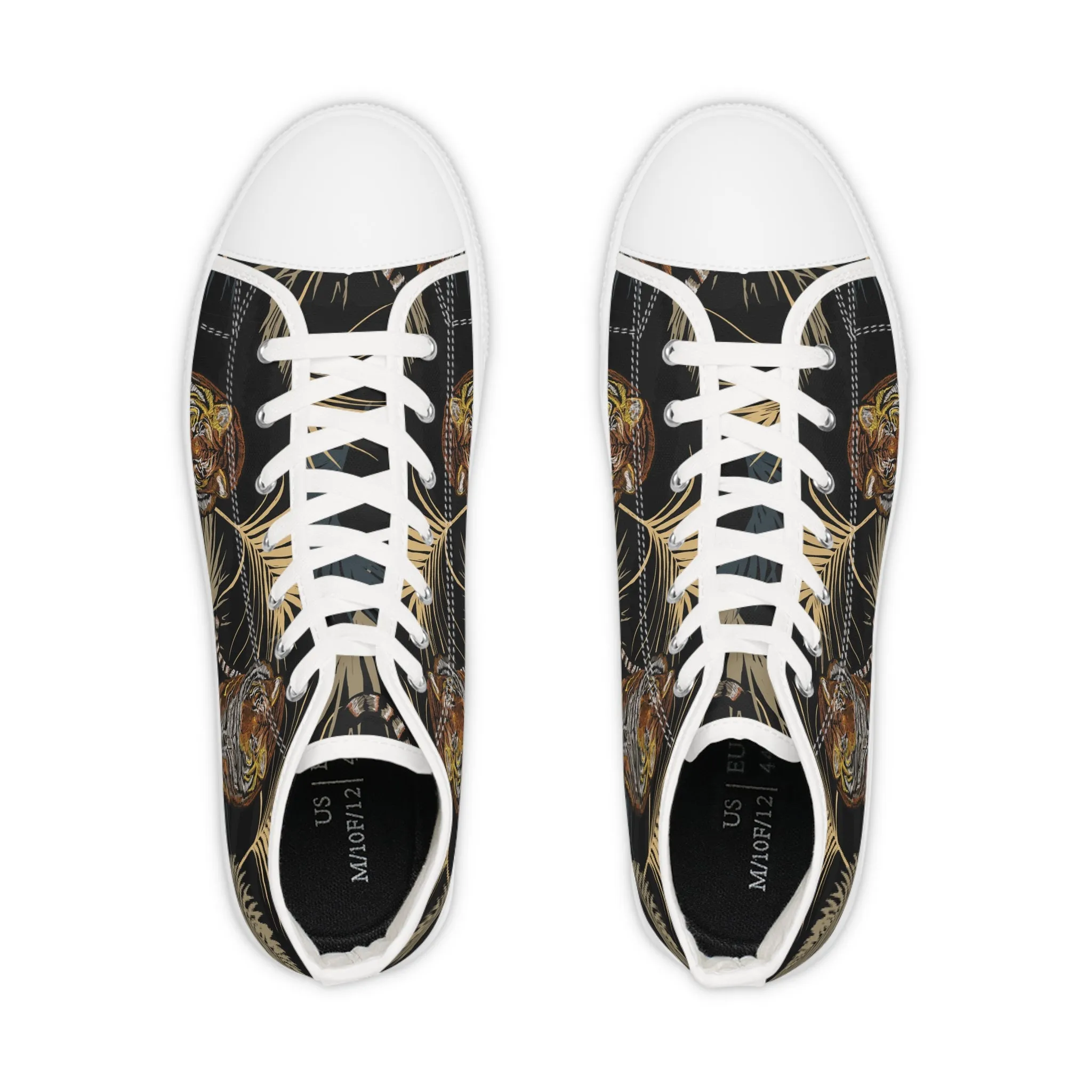 Japanese Tigers Men's High Top Sneakers