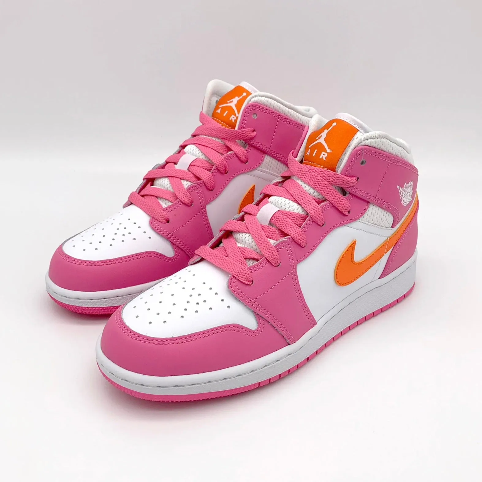 Jordan 1 Mid Pinksicle Safety Orange