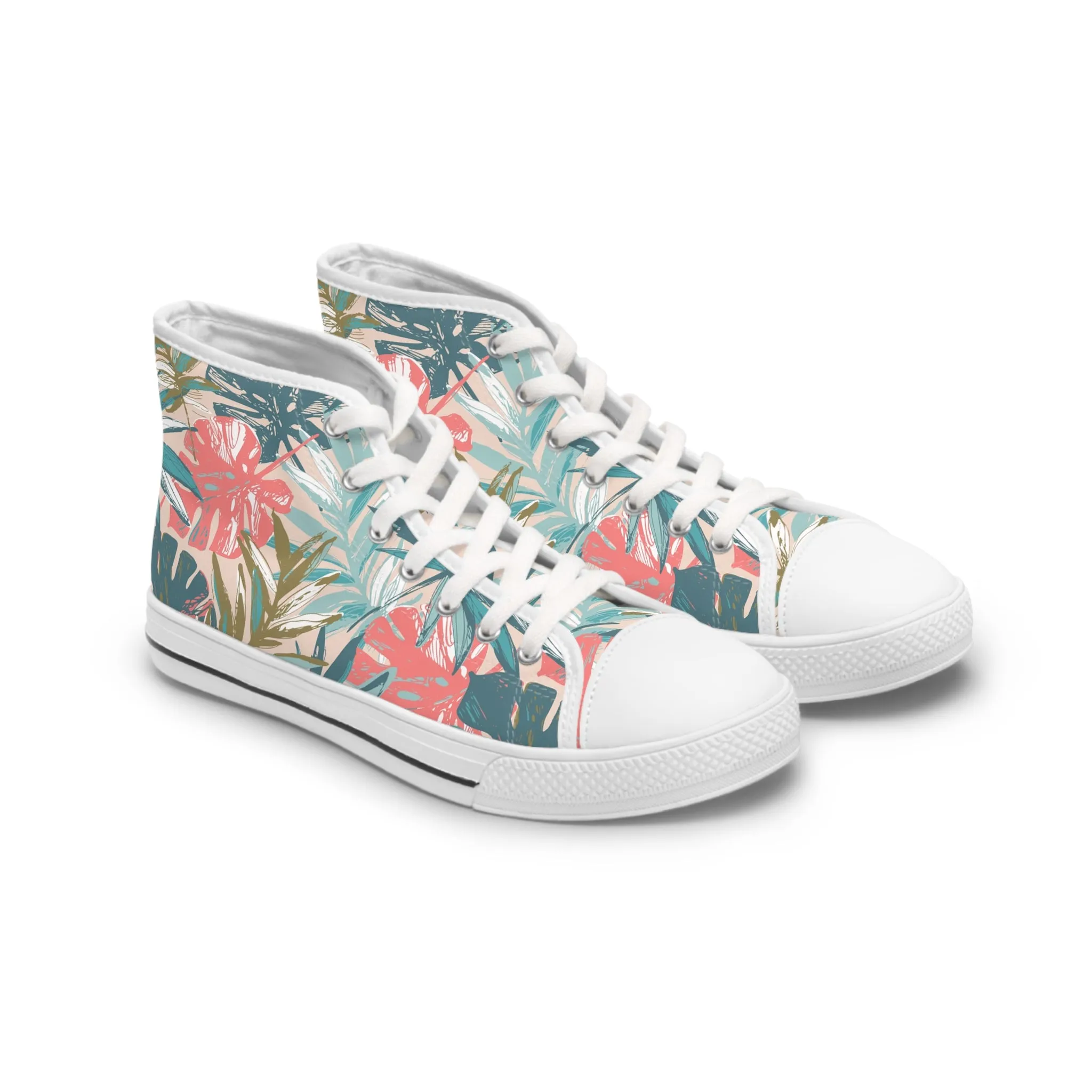 Jungle Vibes Women's High Top Sneakers