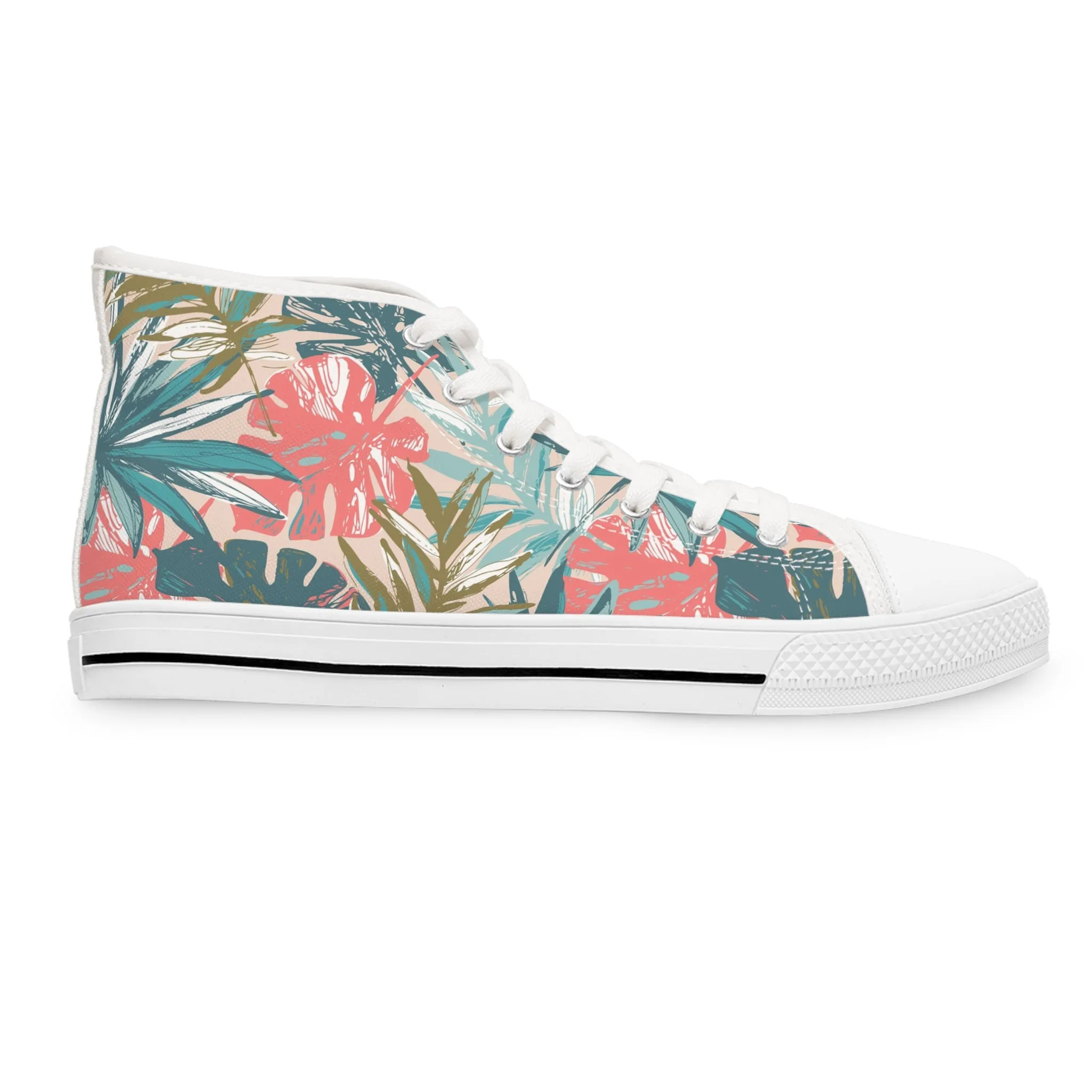 Jungle Vibes Women's High Top Sneakers