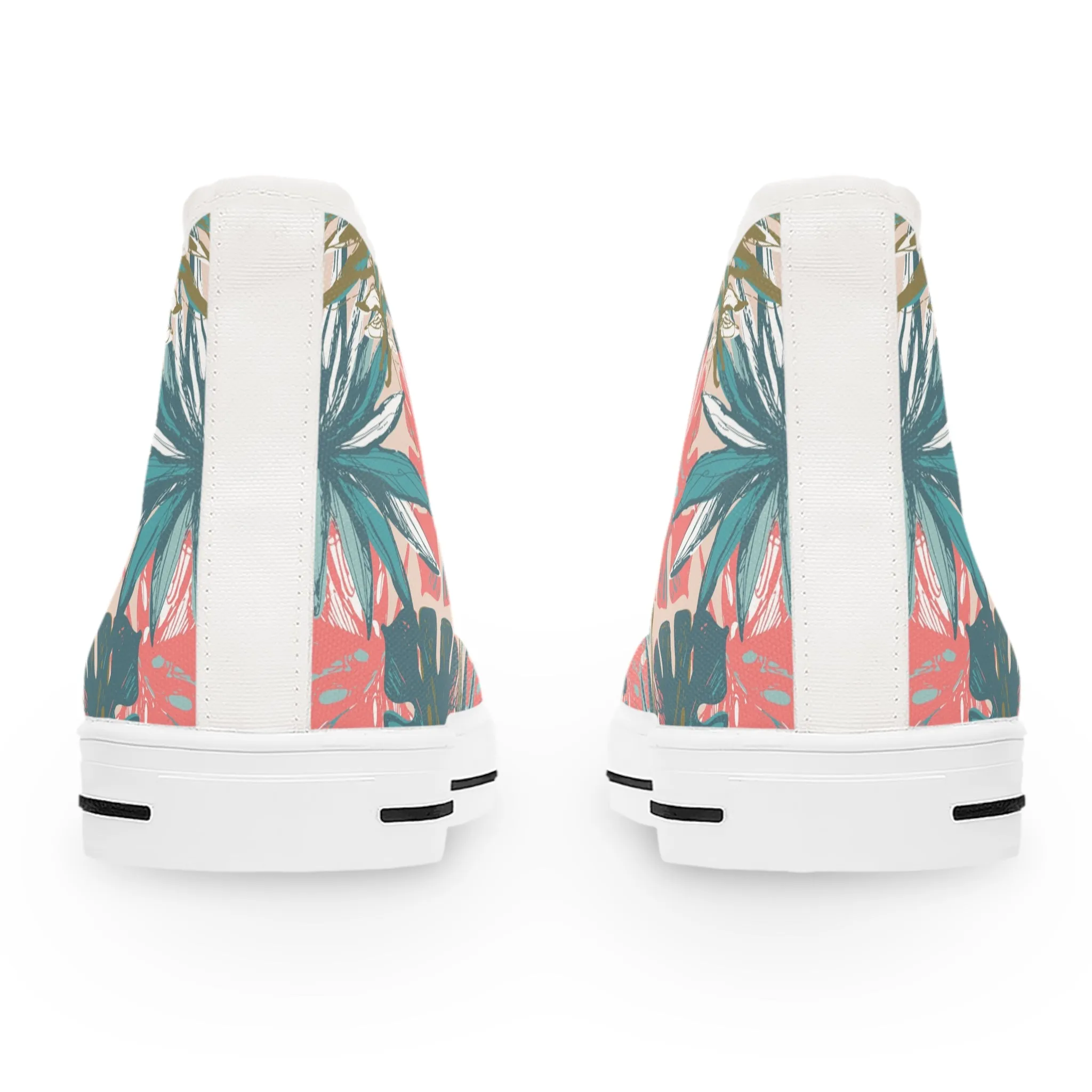 Jungle Vibes Women's High Top Sneakers