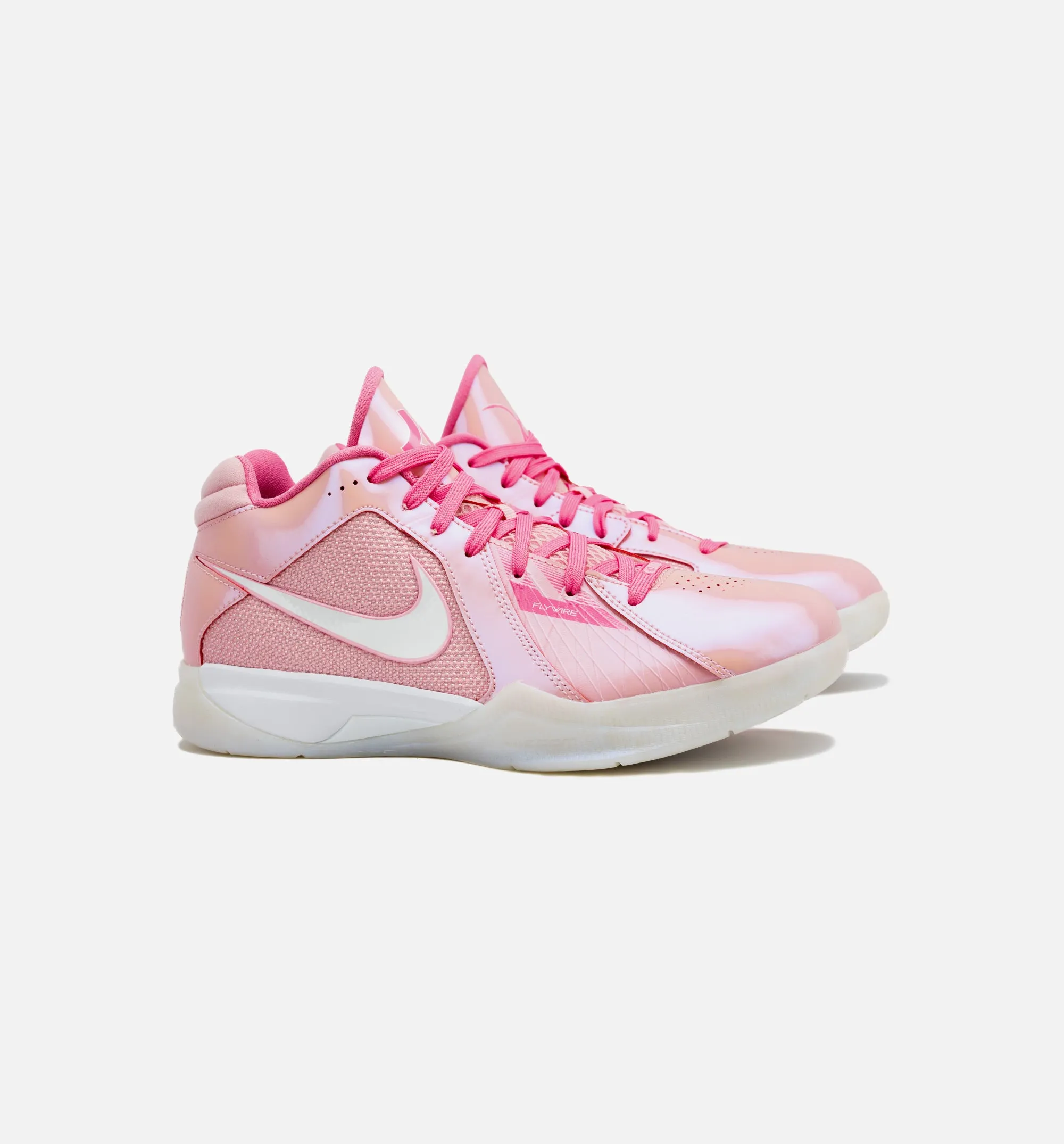 KD III Aunt Pearl Mens Lifestyle Shoe - Medium Soft Pink/White/Lotus Pink