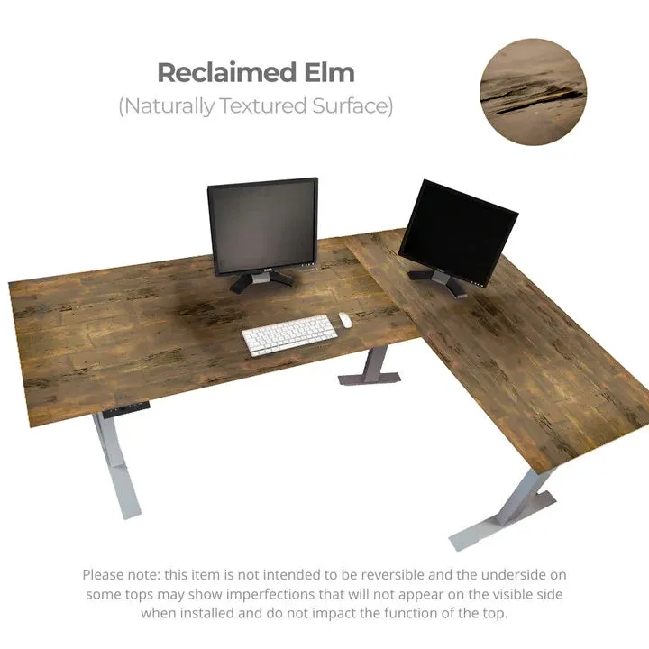 L-Desk Standing Desk with Programmable Adjustable Height Controls