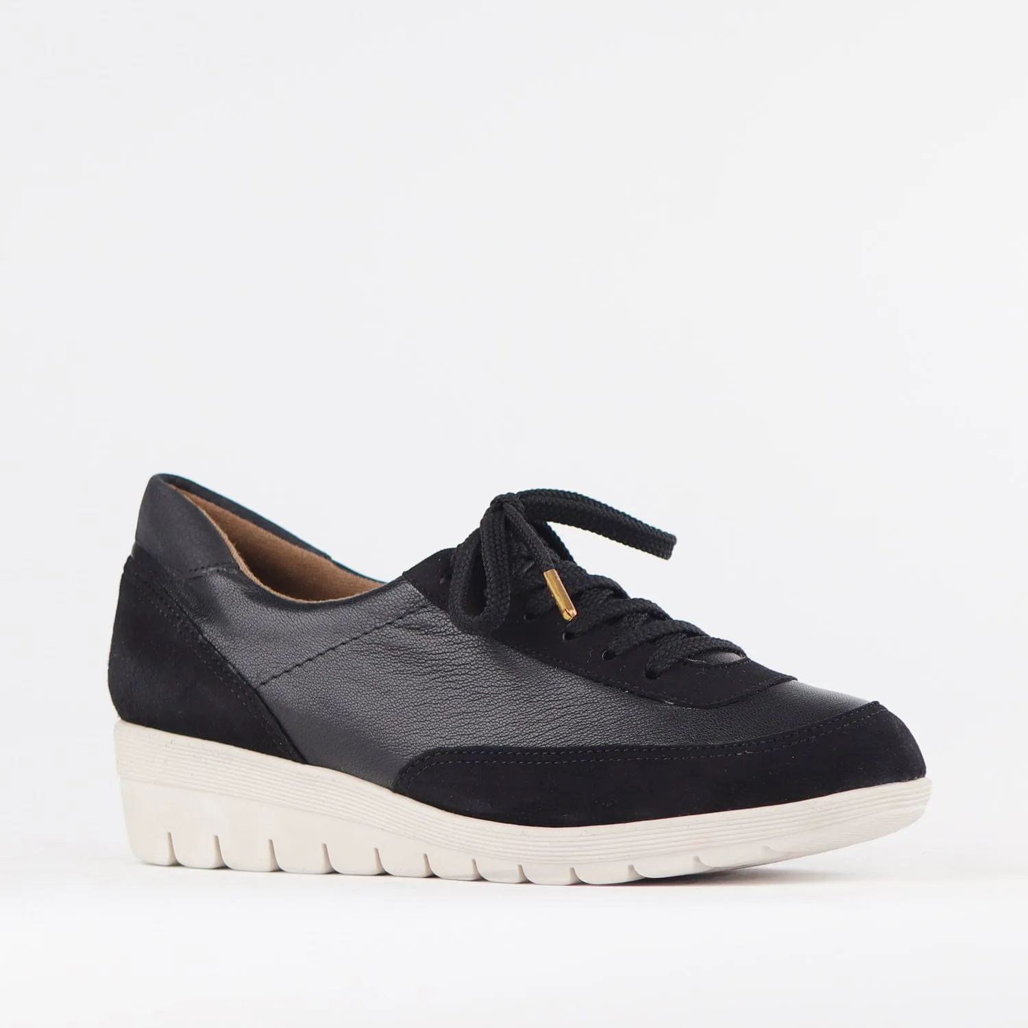 Lace-up Sneaker in Black Multi - 12593