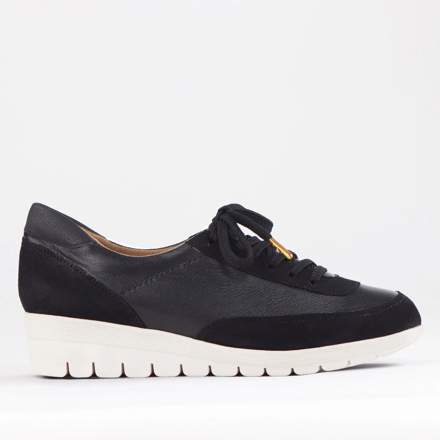 Lace-up Sneaker in Black Multi - 12593