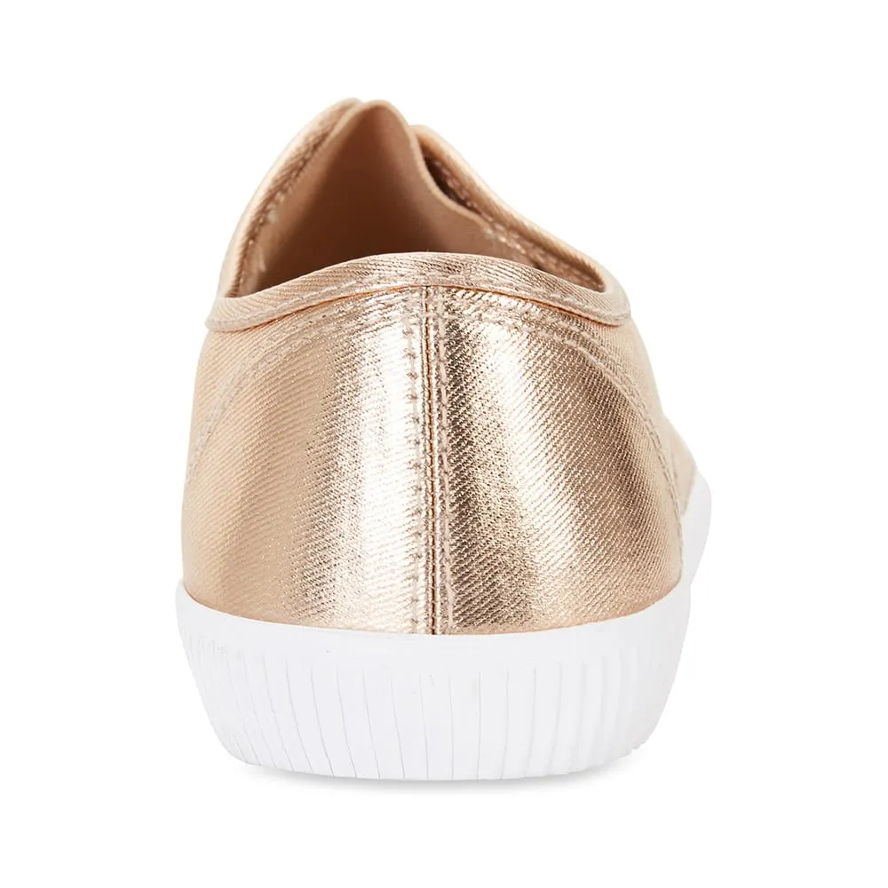 Lacey Sneaker in Rose Gold Canvas