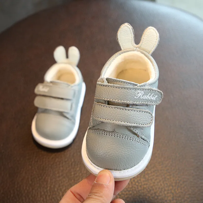 Leather casual shoes female baby autumn Child Baby Toddler shoes soft bottom shoes 0-2