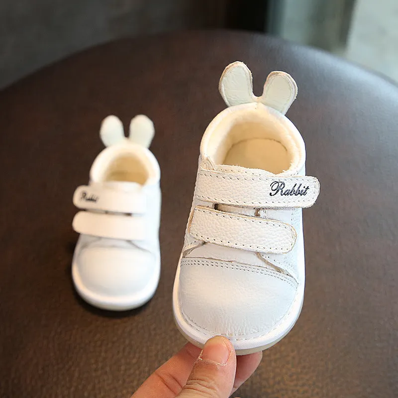 Leather casual shoes female baby autumn Child Baby Toddler shoes soft bottom shoes 0-2