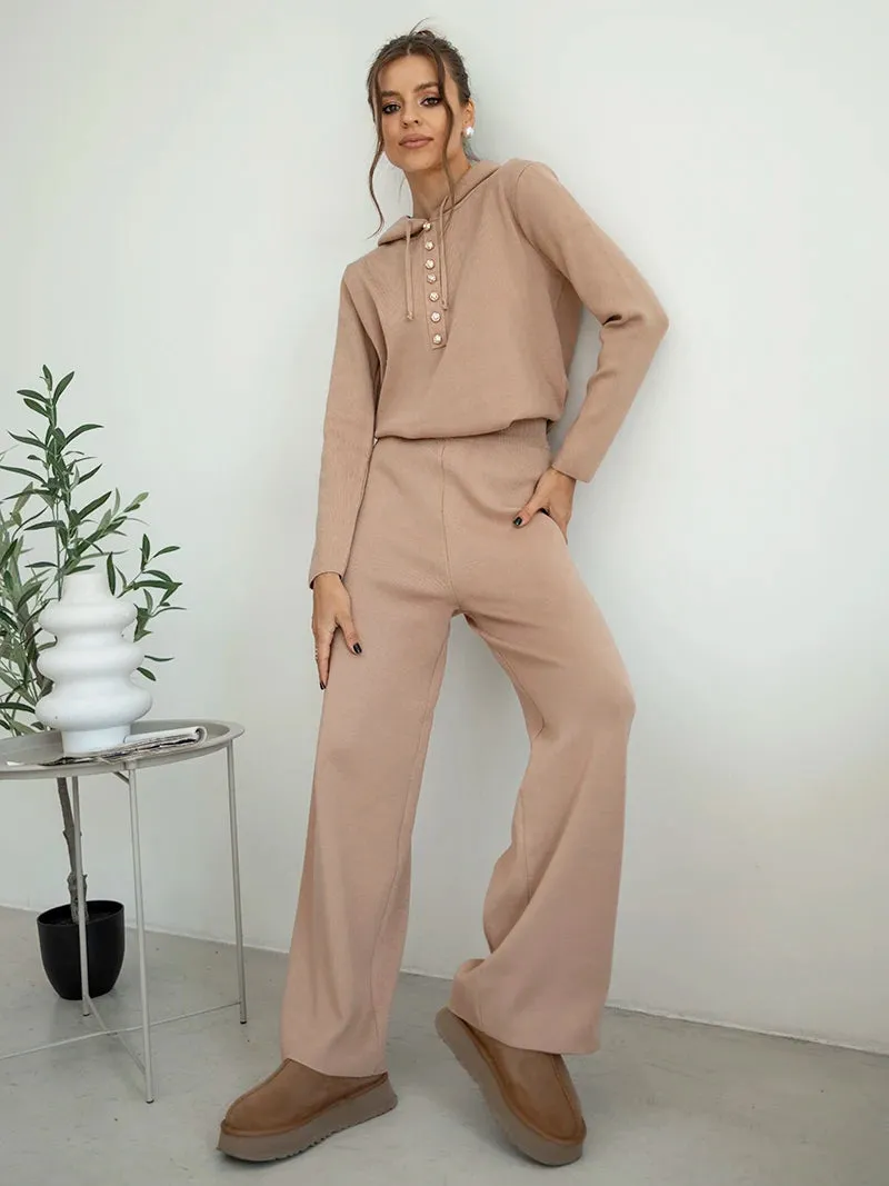 Loungewear Solid Color Matching Set Outfit – Cozy & Comfy Skinny Fit