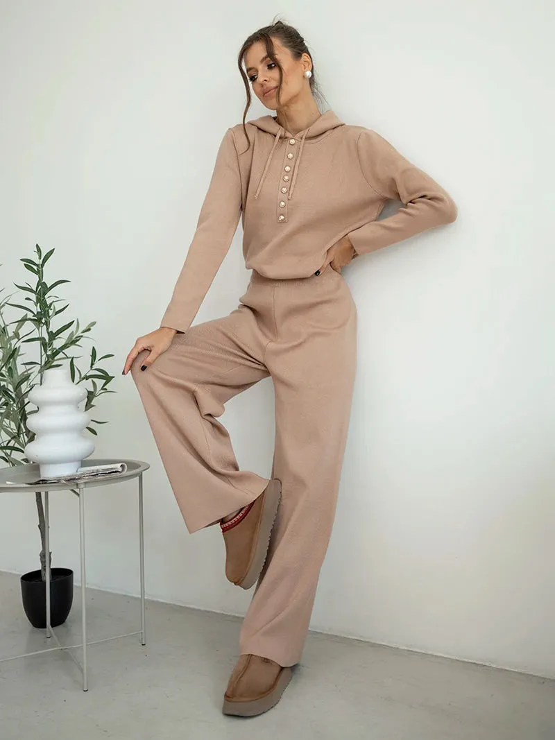 Loungewear Solid Color Matching Set Outfit – Cozy & Comfy Skinny Fit