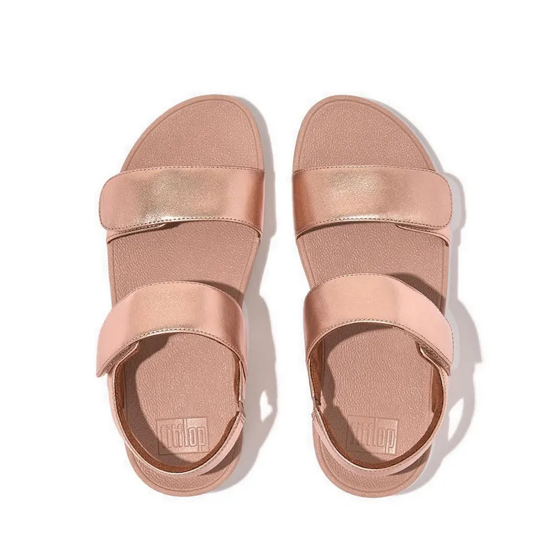 Lulu Adjustable Leather Back-Strap Sandals