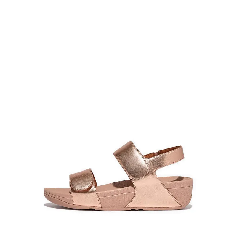 Lulu Adjustable Leather Back-Strap Sandals