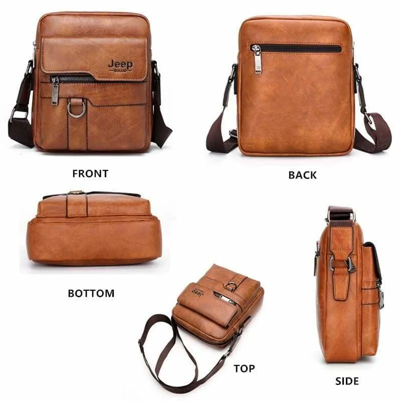 Luxury Leather Men Handbag