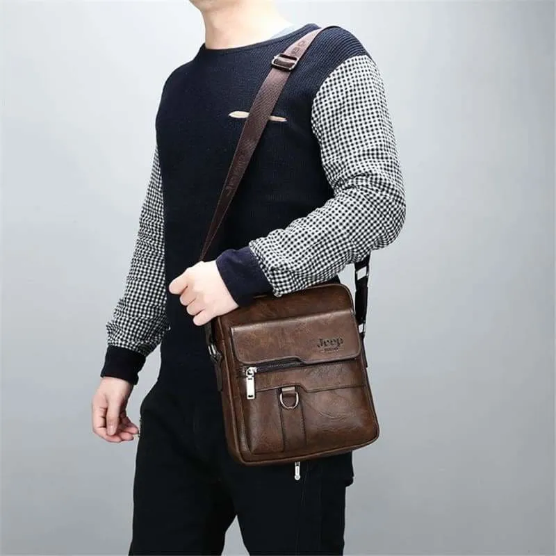 Luxury Leather Men Handbag