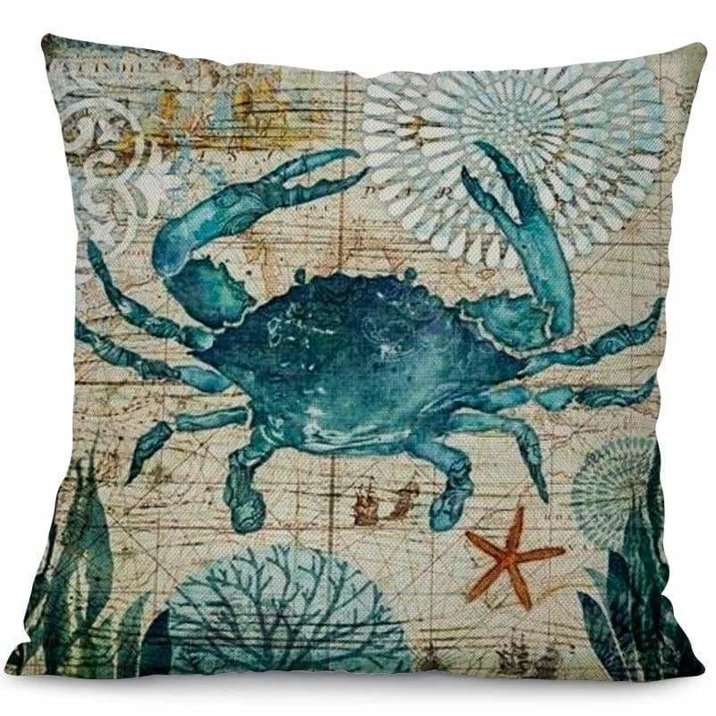 Marine Life Cushion Cover