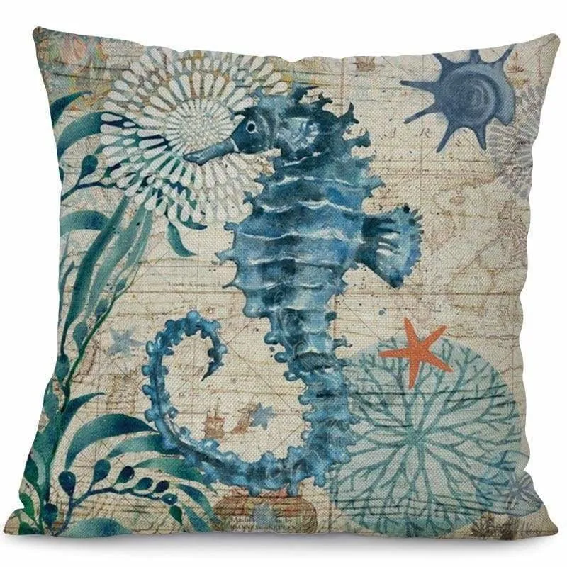 Marine Life Cushion Cover