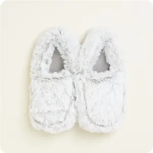 Marshmallow Gray Warmies Slippers