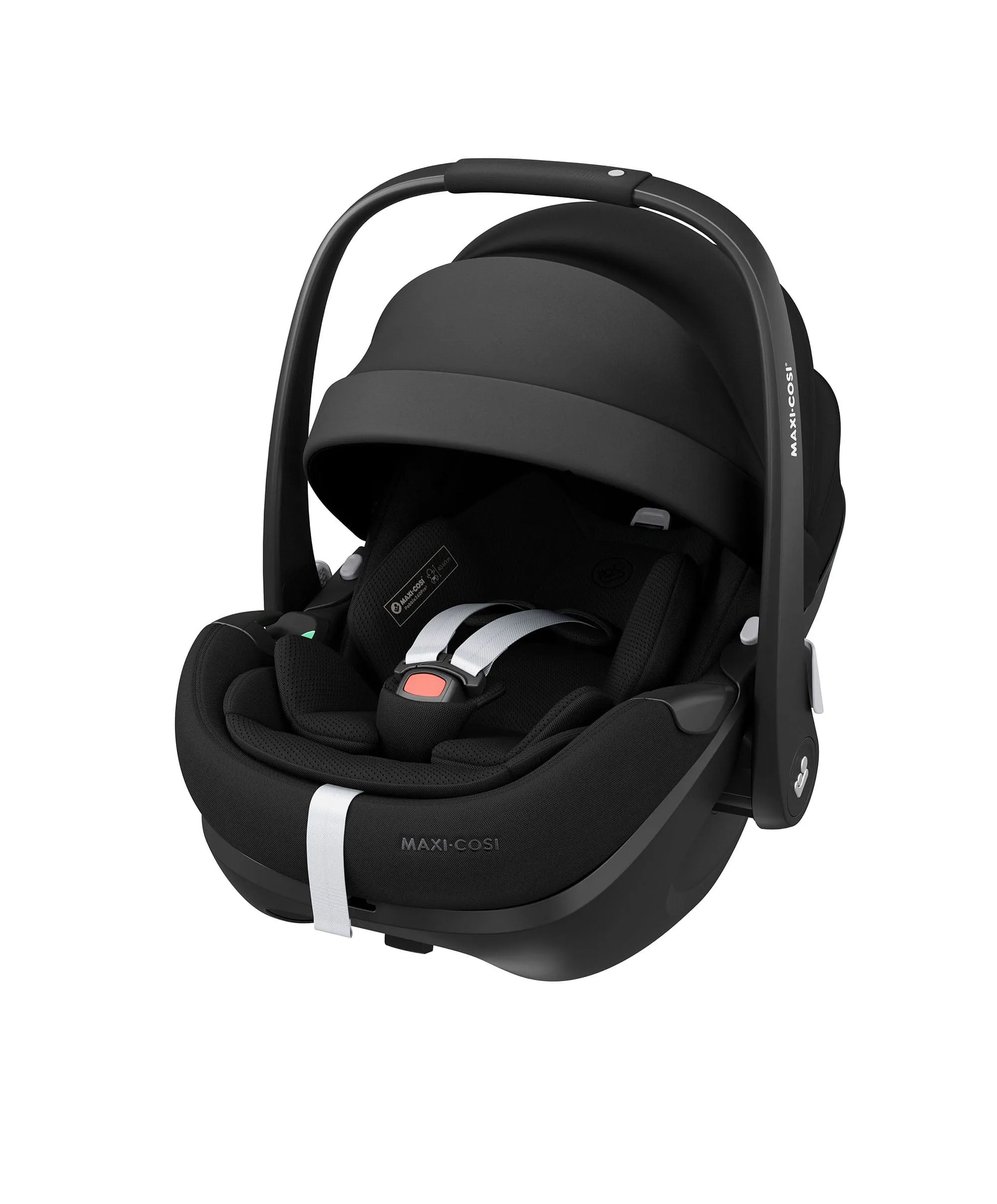 Maxi Cosi Fame Pushchair Bundle With Pebble 360 Pro 2 Car Seat & Base – Black with Black Wheels