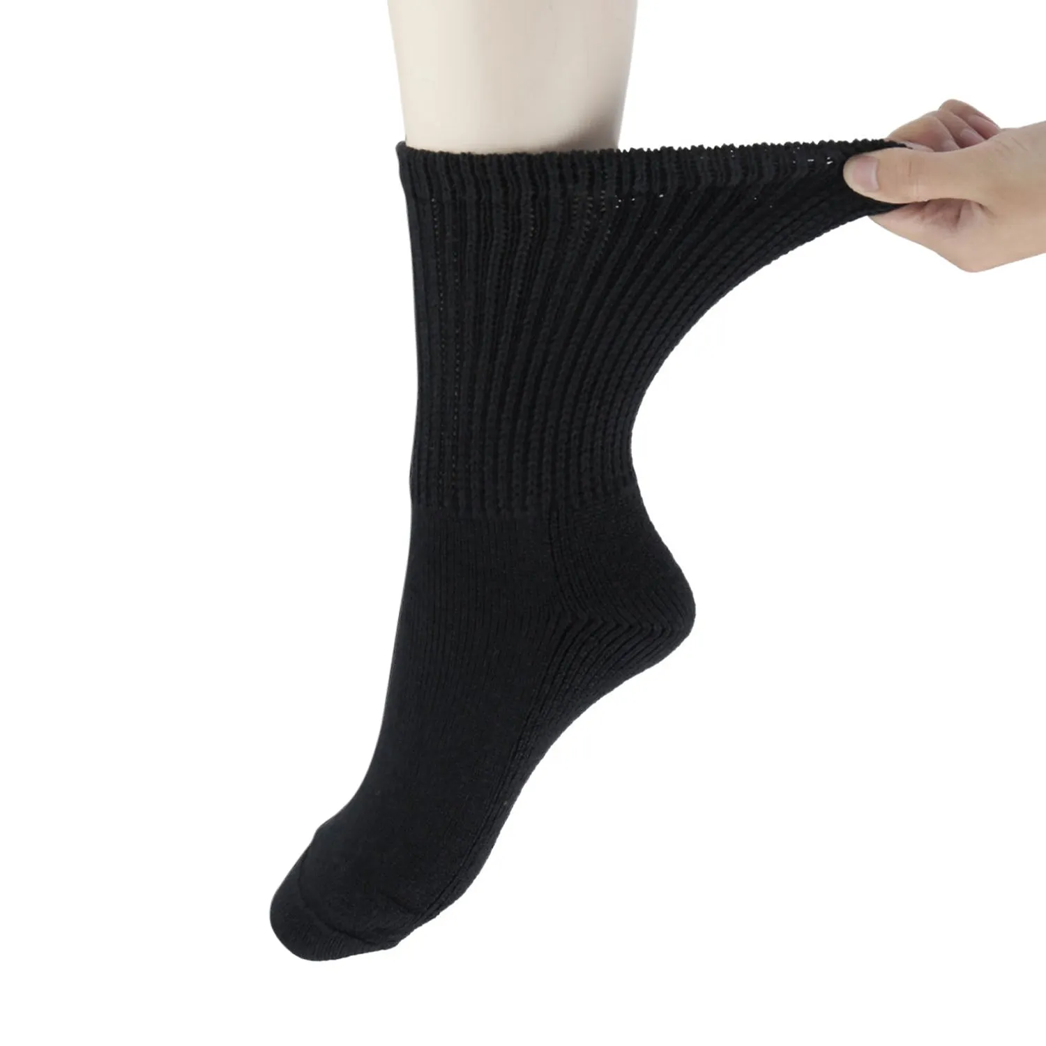 MD Cotton Non-Binding Warm Cushion Crew Socks Dress Socks