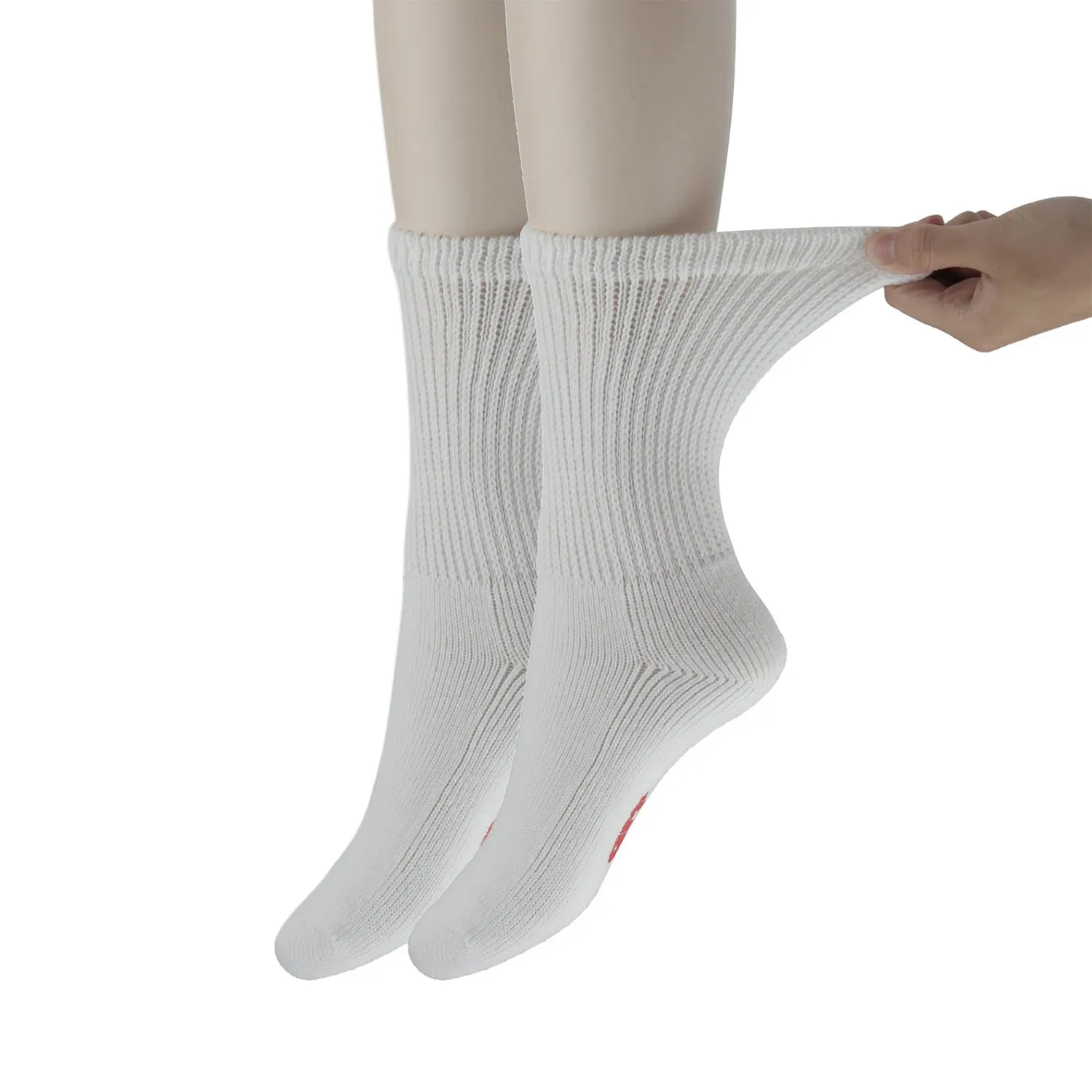 MD Cotton Non-Binding Warm Cushion Crew Socks Dress Socks