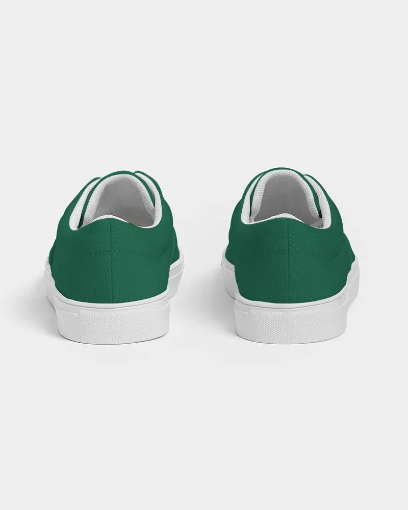 Medium Dark Cool Green Women's Canvas Sneakers | Women's | Medium Dark Pure Cool Green | C100M0Y75K60