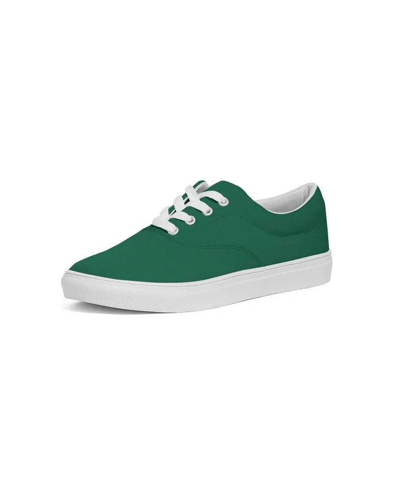 Medium Dark Cool Green Women's Canvas Sneakers | Women's | Medium Dark Pure Cool Green | C100M0Y75K60