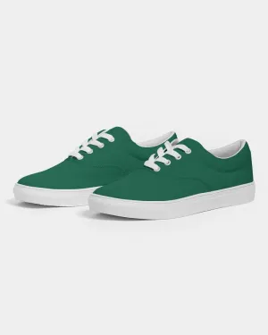 Medium Dark Cool Green Women's Canvas Sneakers | Women's | Medium Dark Pure Cool Green | C100M0Y75K60