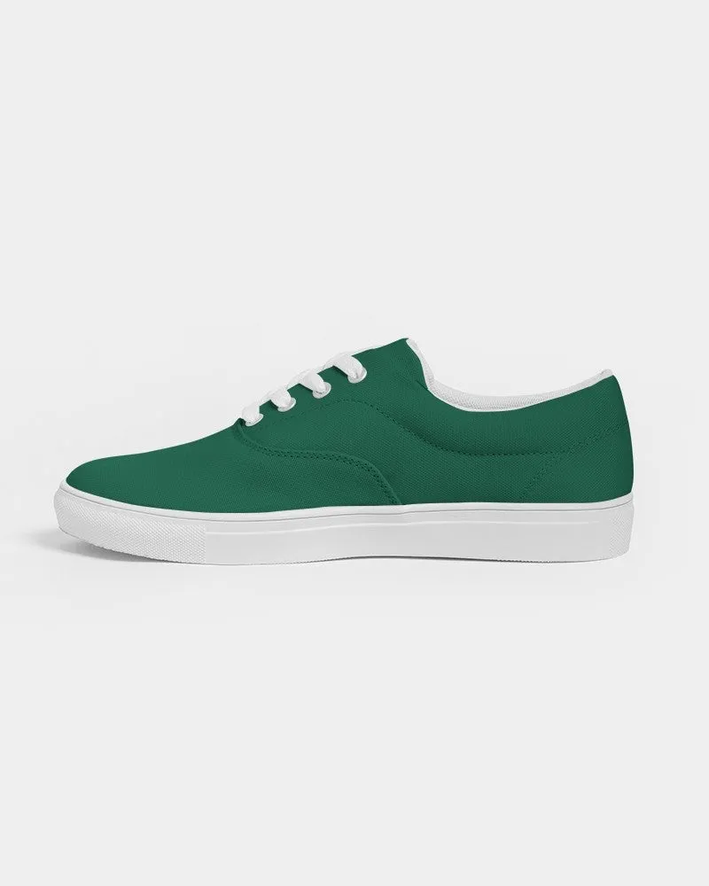 Medium Dark Cool Green Women's Canvas Sneakers | Women's | Medium Dark Pure Cool Green | C100M0Y75K60