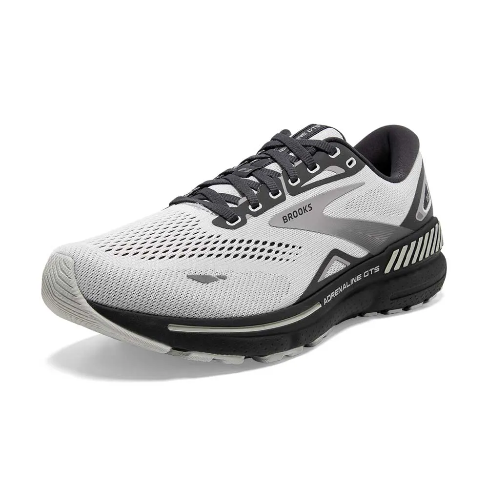 Men's Adrenaline GTS 23 Running Shoe - Oyster/Ebony/Alloy- Extra Wide (4E)