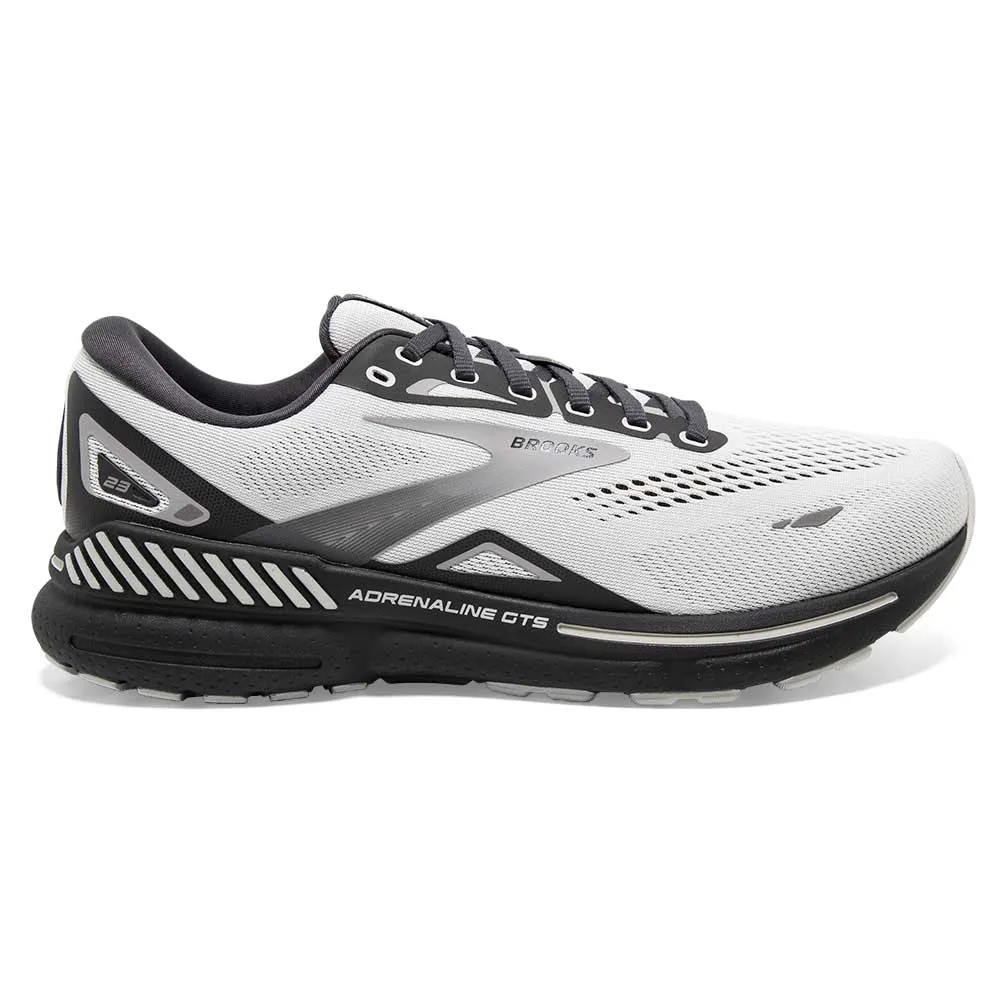 Men's Adrenaline GTS 23 Running Shoe - Oyster/Ebony/Alloy- Extra Wide (4E)