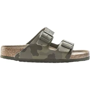 Men's Birkenstock Arizona Soft Footbed Desert Soil Camo Green Birko-Flor