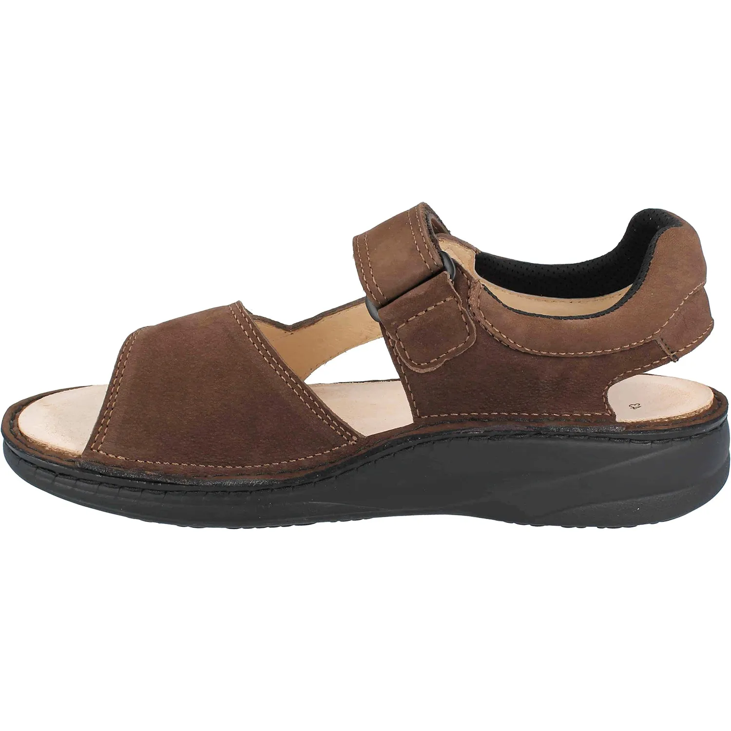 Men's Finn Comfort Skiathos Chestnut/Black Nubuck