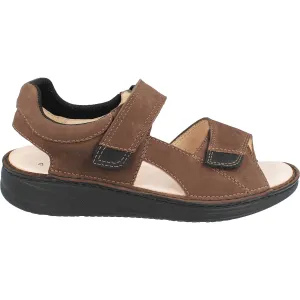 Men's Finn Comfort Skiathos Chestnut/Black Nubuck