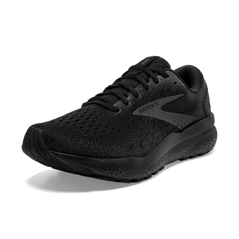 Men's Ghost 16 Running Shoe - Black/Black/Ebony - Narrow (B)