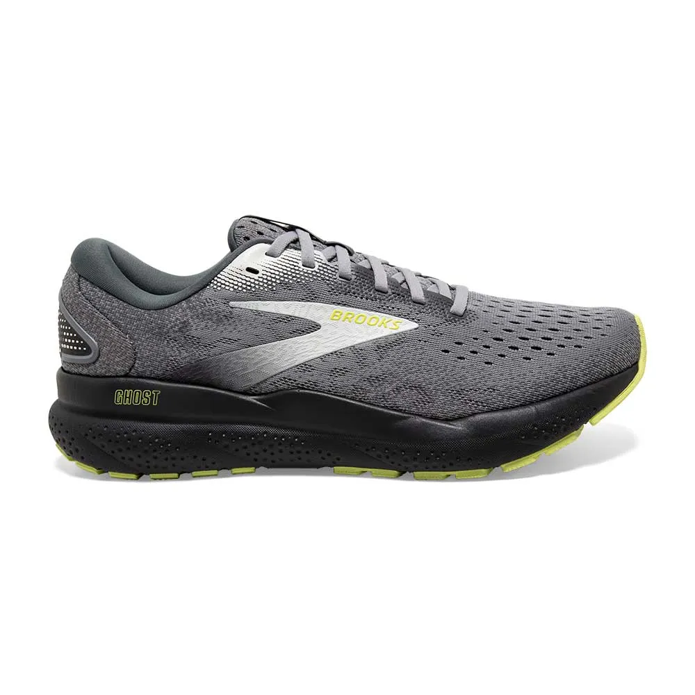 Men's Ghost 16 Running Shoe - Primer/Grey/Lime - Narrow (B)