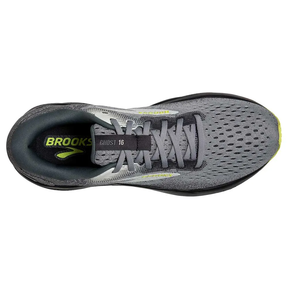 Men's Ghost 16 Running Shoe - Primer/Grey/Lime - Narrow (B)